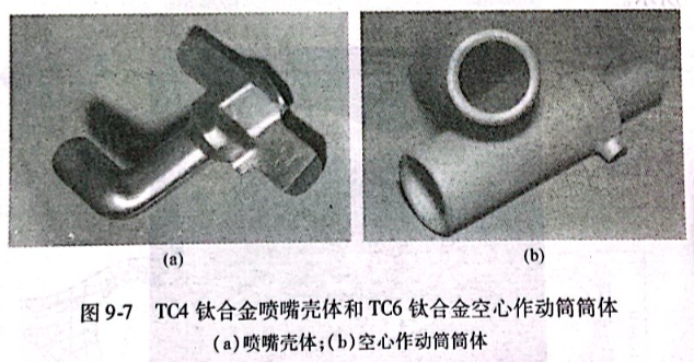 TC4鈦合金噴嘴殼體和TC6鈦合金空心作動筒筒體
